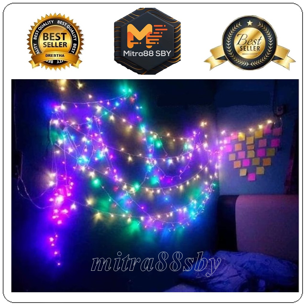 Mitra88sby lampu natal hias ( lampu tumblr ) 100led 10m kurleb packing box atau kotak