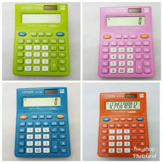 

Kalkulator citizen ct 719 kalkulator 12 digit