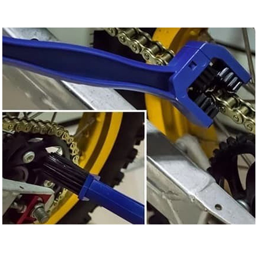 Sikat Permbersih rantai Sepeda Motor Sprocket Chain Cleaner Image 2