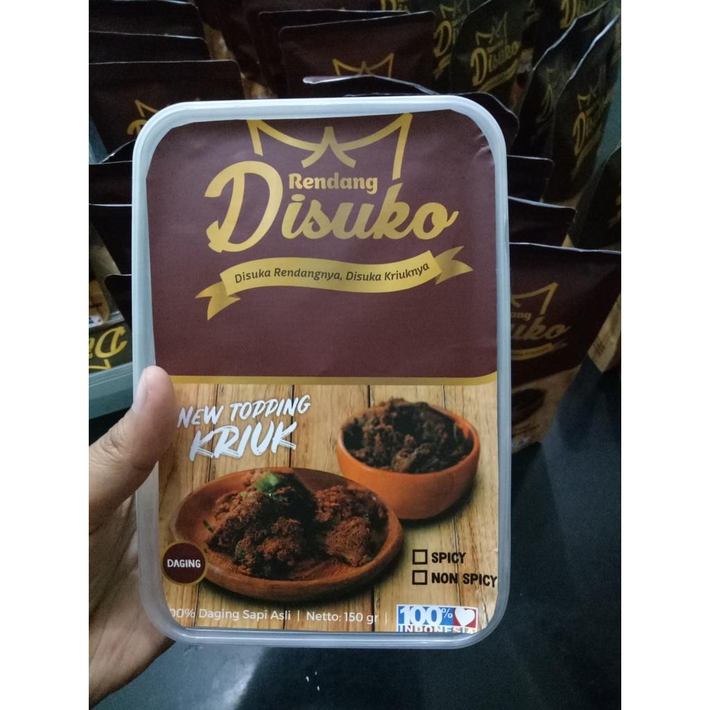 

Rendang Disuko Daging 500gr (ORDER H-3. CHAT PENJUAL UNTUK KESEDIAAN STOCK)