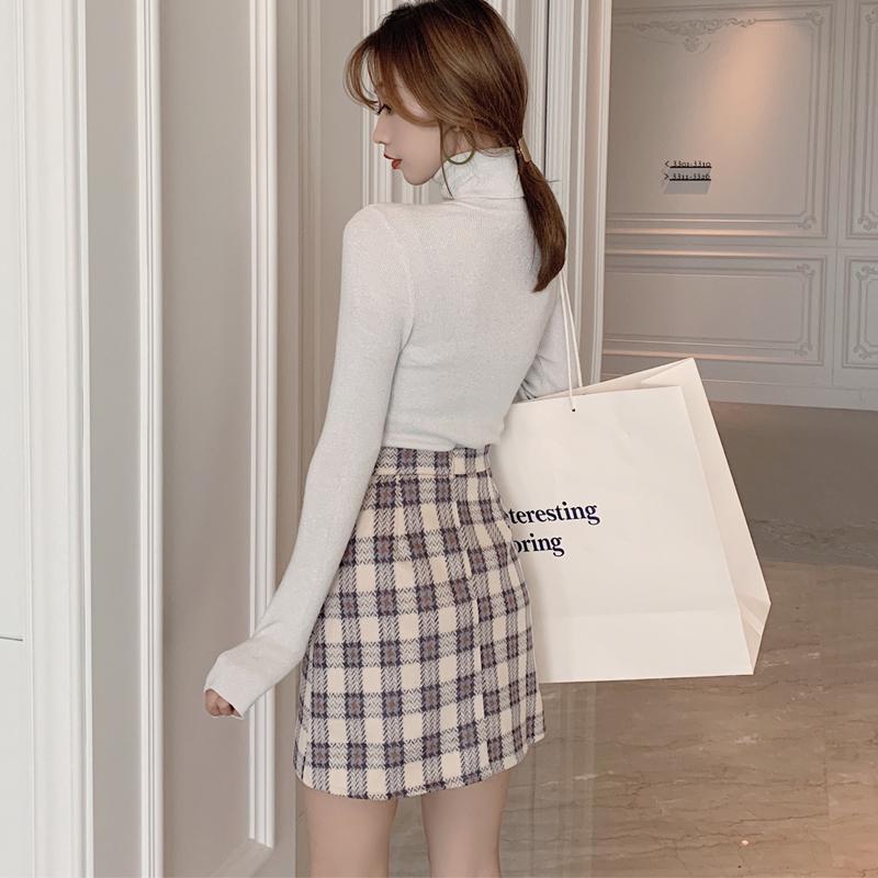  Bayar Di  Tempat Xiaozhainv baju  korea  rok mini wanita 