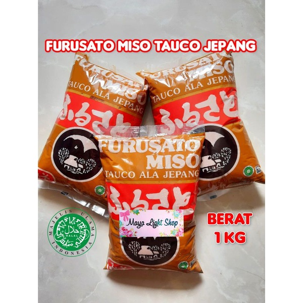 

furusato miso 1kg tauco jepang halal mui miso soup sup tauco jepang