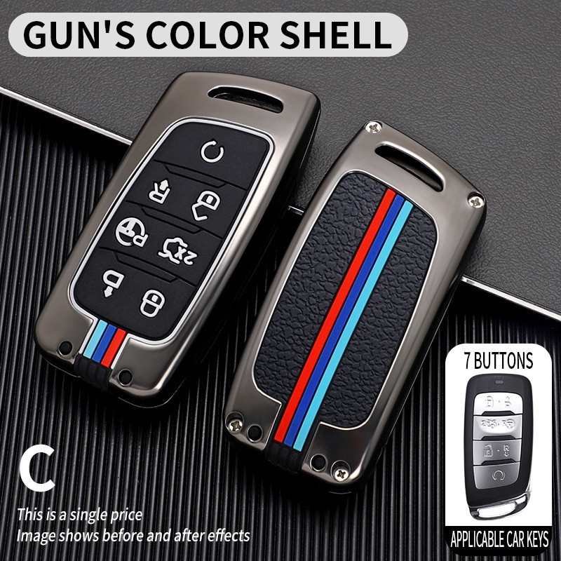 Case Kunci Mobil Bahan Zinc alloy Dan silica gel Untuk Changan CS75 PLUS CS85 COUPE CS95 2017 2018 2019