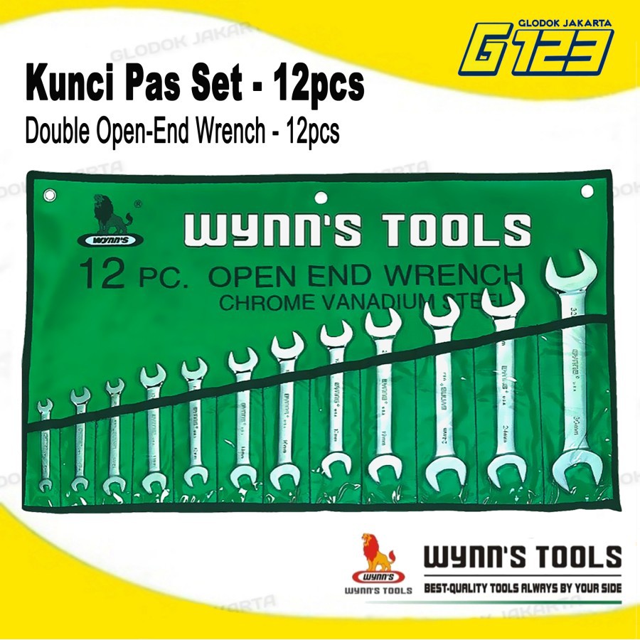 Kunci Pas Set 12pcs CRV Wynns W0139B