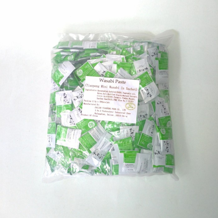 

gr20111r Wasabi Mini Sachet 2G (500 Sachet) 1Kg - 100Pc Sv012Ss