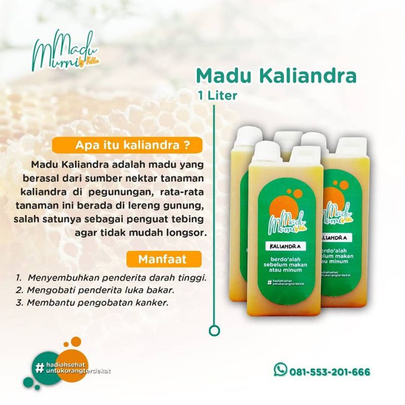 

madu cair Kaliandra