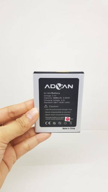 Baterai Advan i6A Batre Advan i6 Full View Battery Advan i6 A ORIGINAL 99% 2 IC 5800mAh