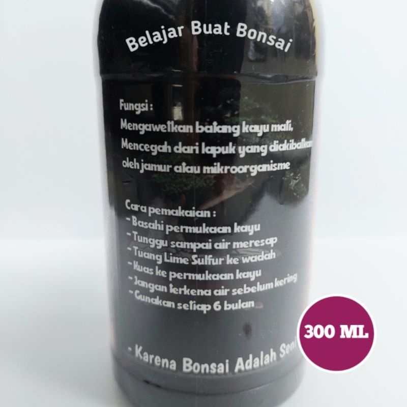 Lime Sulfur Bonsai Kualitas Premium Warna Putih 300 ML