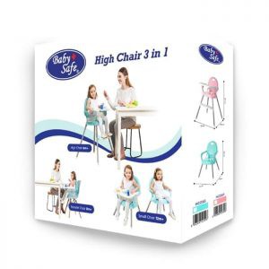 Baby Safe High Chair 3in1 Booster Seat Kursi Makan Bayi [HC05]