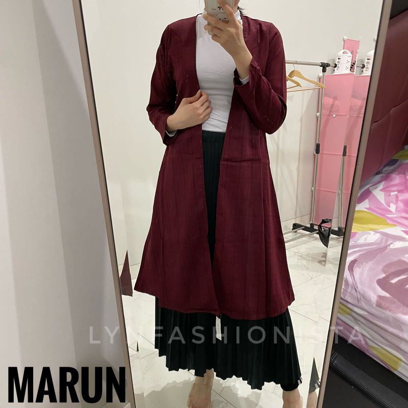 CARDIGAN WANITA MOTIF KOTAK MURAH ADEM