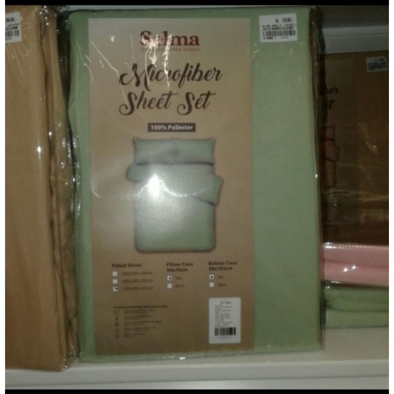 sprei polos informa hijau 160x200 cm aprei informa no 2