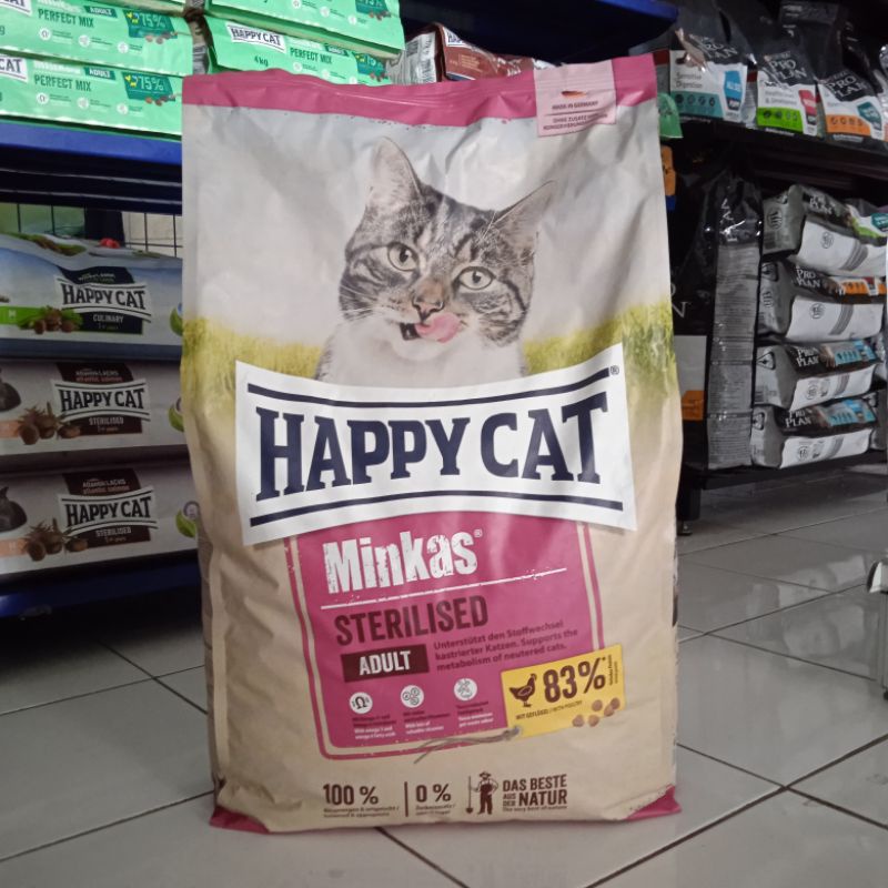 HAPPY CAT MINKAS STERILISED 10KG 10 KG / CAT FOOD