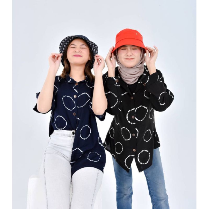 SHIRT KOREA - ROUND SHIRT - ATASAN WANITA - PAKAIAN TERLARIS - KOREAN STYLE - PAKAIAN WANITA - SHIRT - CASUAL SHIRT