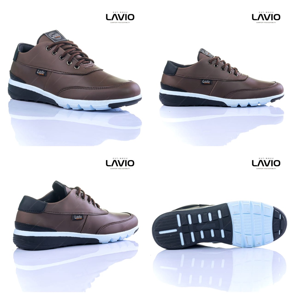 Sepatu Casual Pria Original Kasual Cowok Keren Lavio Stich