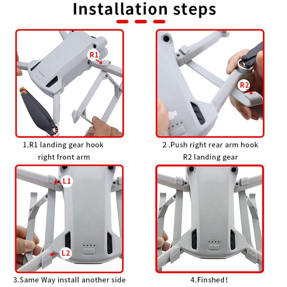 Preva Landing Gear New Aksesoris Kit Tinggi Extender