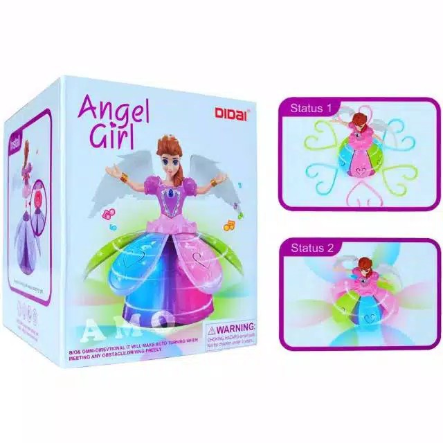 MAINAN BONEKA ANGEL GIRL Princess Elsa Frozn Dance Mainan Boneka Menari -  A026