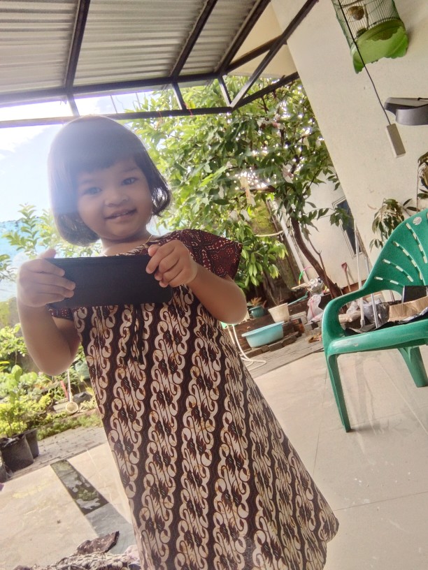 Dress Batik Sogan Anak Size 0 Usia 1 Th - 2,5th