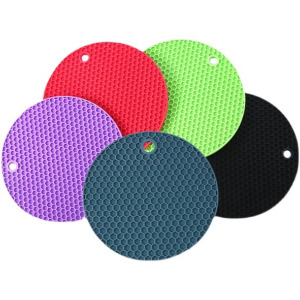 Coaster Silicon Honeycomb / Tatakan Meja Silikon Anti Panas PR0226