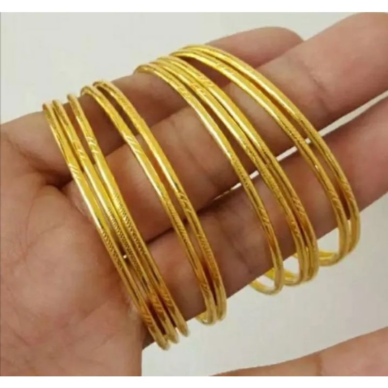 Termurah Gelang Keroncong Polos Isi 3 Terbuat Dari Uang Koin Logam Asli Malaysia Tahun 1991, 1992