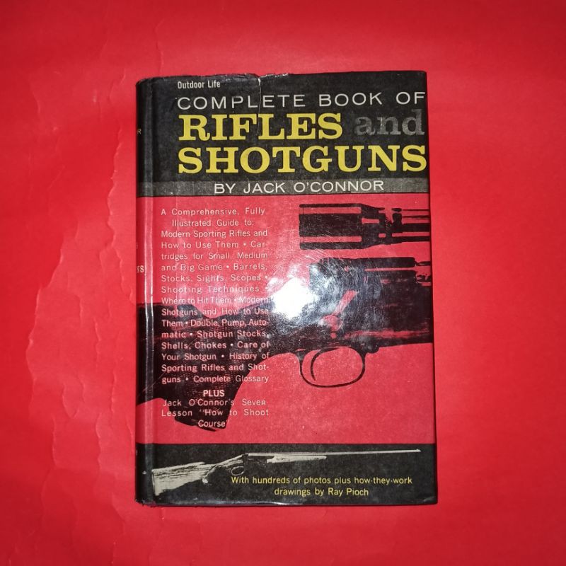 buku antik bahasa Inggris Rifles shotguns