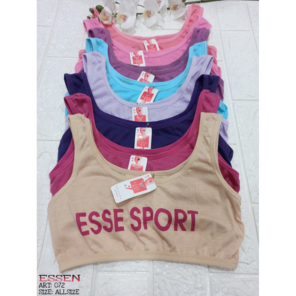 ESSE | Miniset Cewek / ATASAN TALI BESAR / SINGLET / TULISAN / ESSE 079