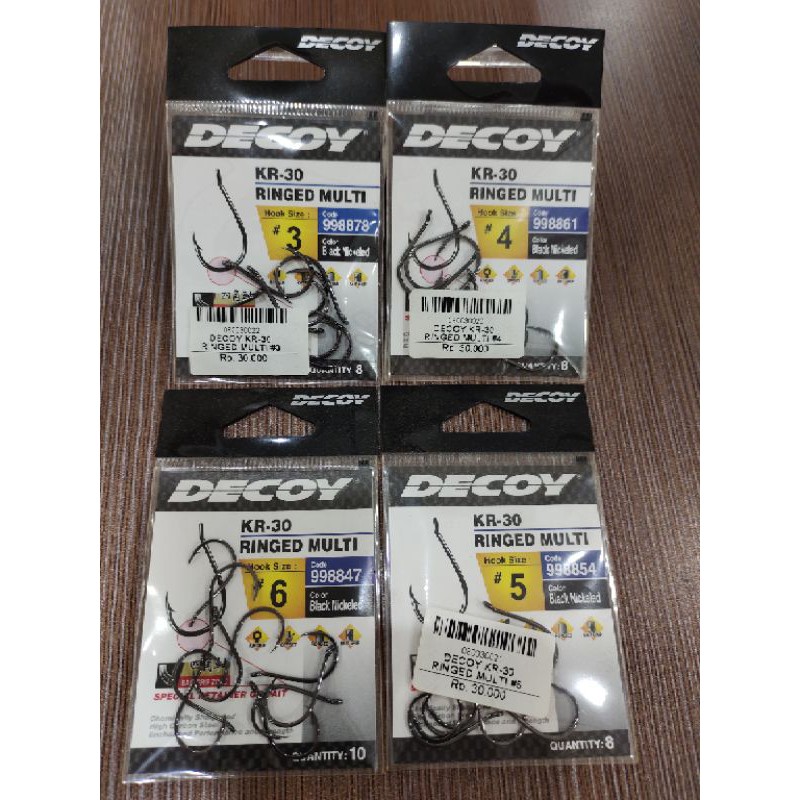KAIL DECOY SINGLE HOOK RINGER MULTI KR 30/ MATA PANCING DECOY SINGLE HOOK