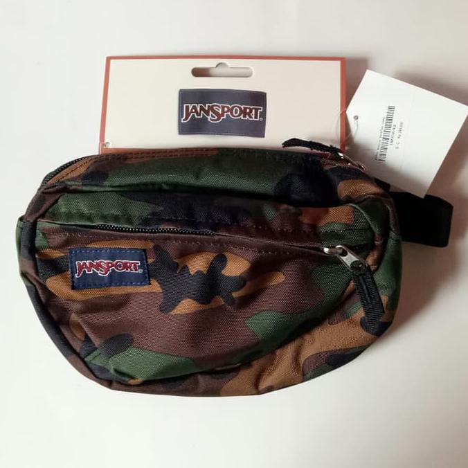 ✅ PROMO TAS SELEMPANG PRIA MURAH✅ TAS PINGGANG JANSPORT CAMO ORIGINAL MURAH