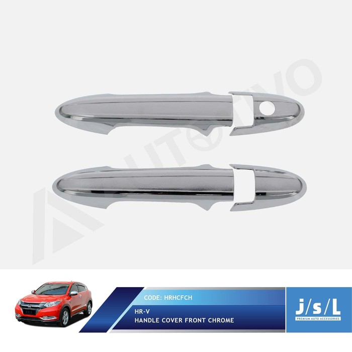Aksesoris Fariasi Tambahan mobil Honda HRV Cover Handle Pintu Depan Krom / Front Handle Cover Chrome