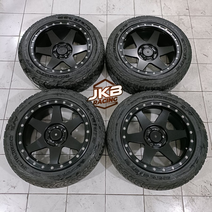 Velg Mobil Bekas Ring 20 Hsr Hanbay Hole 6 Ban 265 50 R20 Fortuner