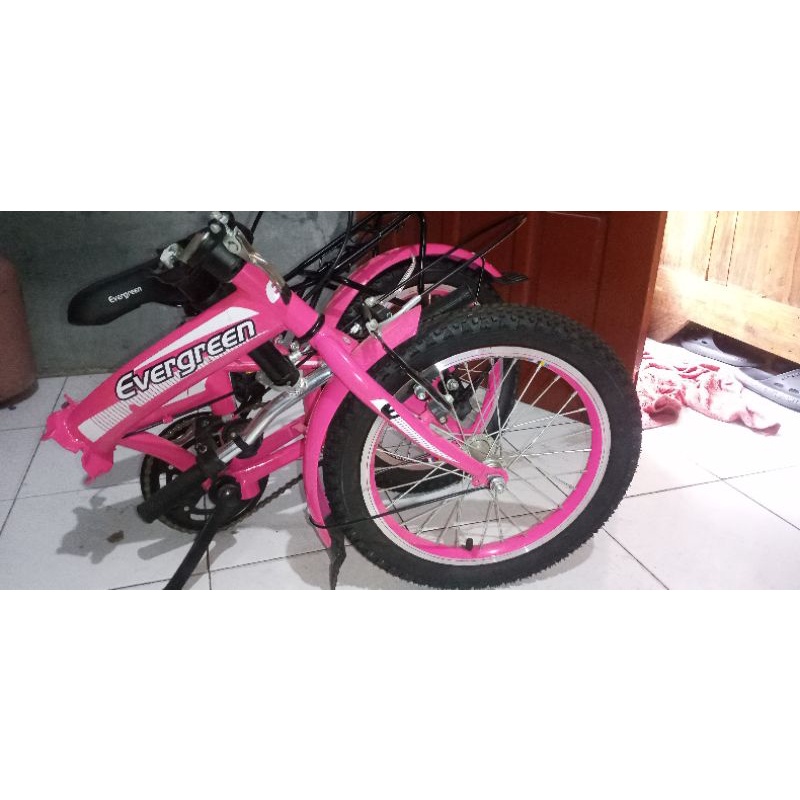 sepeda lipat#evergreen#16"