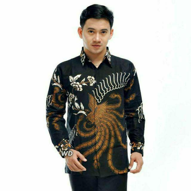 Kemeja Batik Pria Lengan Panjang Ba16 Motif Mataram