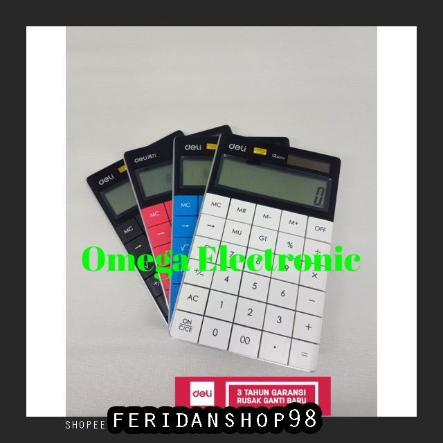 

BT880 DELI E1589 CALCULATOR BEST DESKTOP KALKULATOR STYLISH OFFICE 1589 KANTOR BY FERIDANSHOP98