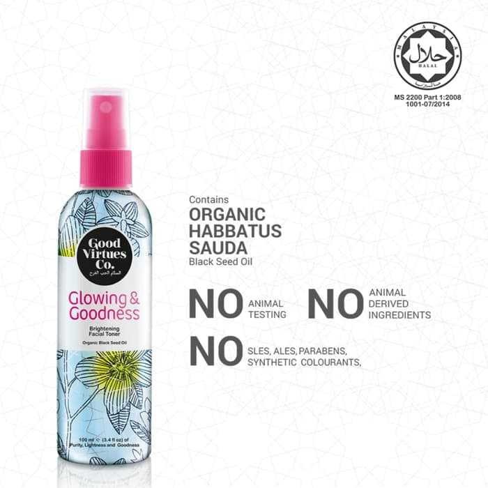 Termurah Good Virtues Co Brightening Facial Toner 100 Ml Shopee Indonesia