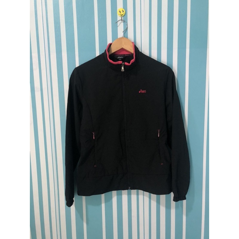 Asics Original Jaket Training jaket Sepeda jaket running Second Thrift Preloved Bekas