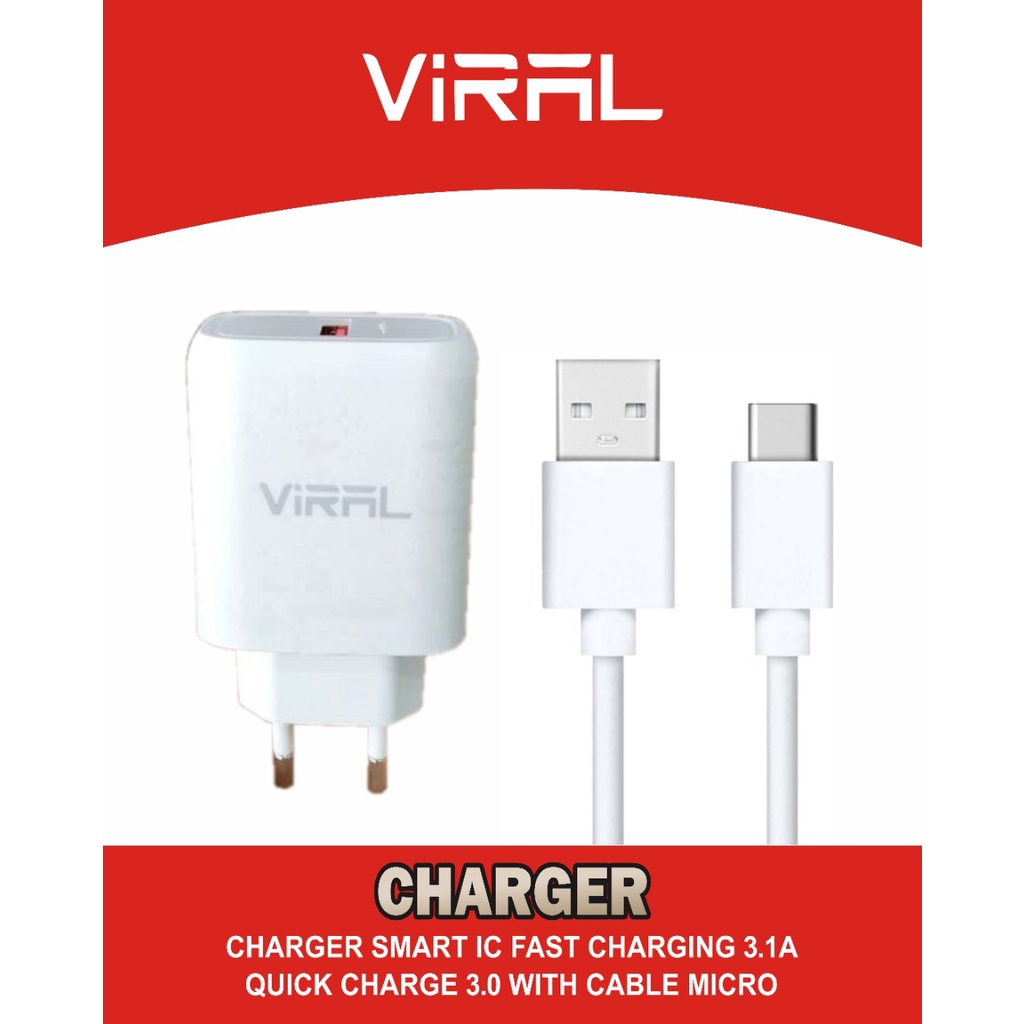 CHARGER VX-2 TYPE C VIRAL QUALCOMM 3.0 3.1A