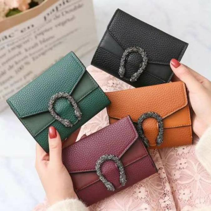Dompet kecil wanita / Dompet lipat wanita polos S186 disinia22 Segera Beli