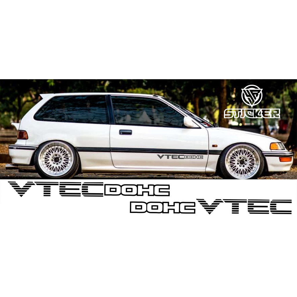 sticker mobil vtech samping civic nouva