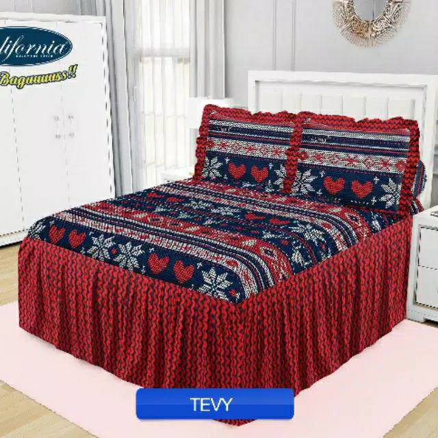 SPREI RUMBAI CALIFORNIA 180X200 TEVY