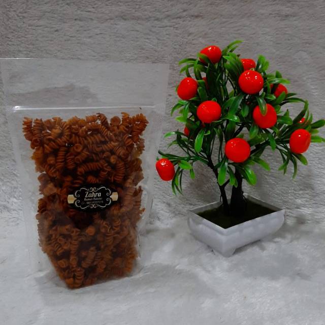 

Makaroni Spiral pedas Kemasan 250 gr