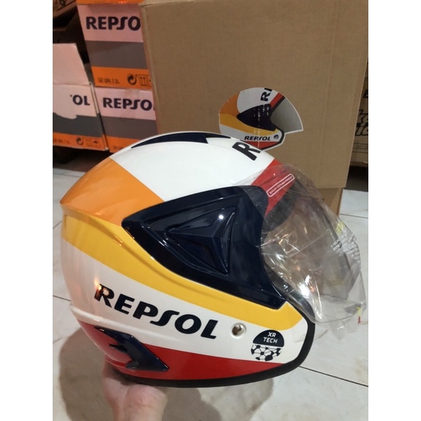 Helm Half Face ORIGINAL REPSOL limited edition
