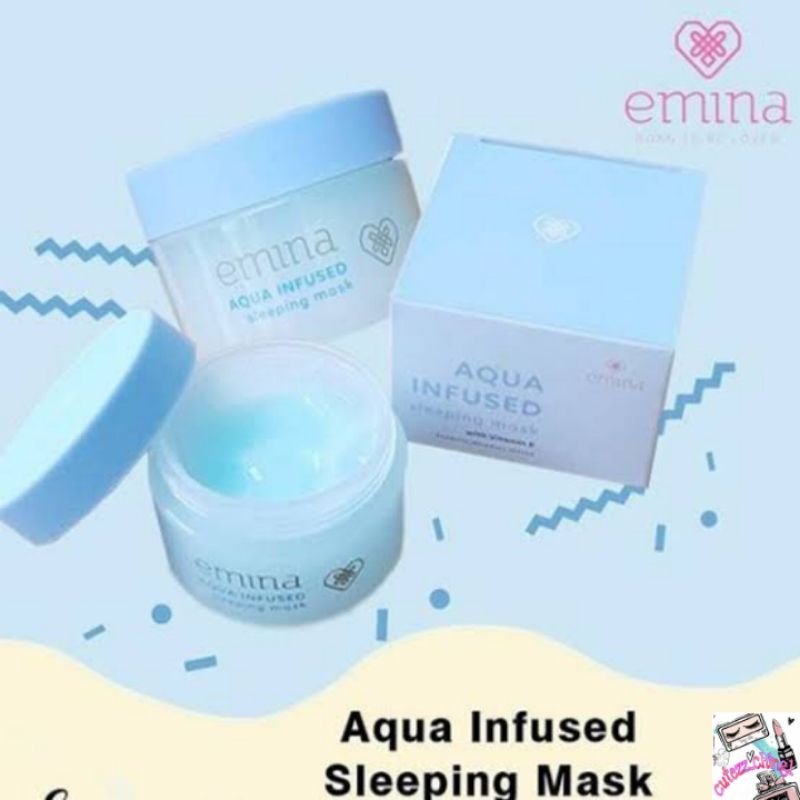 ☃Cutezz_Ching1☃Emina Aqua Infused Sleeping Mask 30g