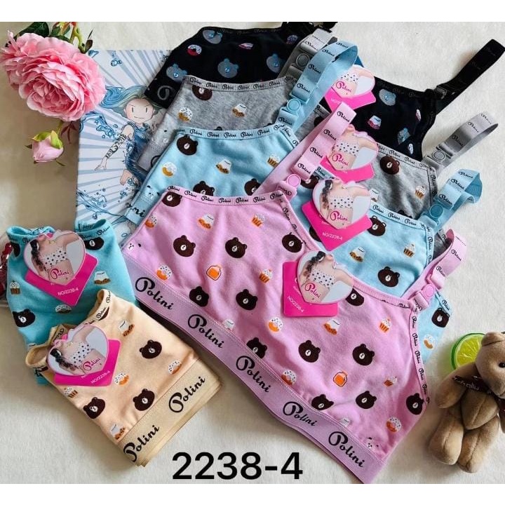 MINISET KATUN BRA ANAK PEREMPUAN SD SMP MINI SET WANITA PUBERTAS TANPA BUSA MURAH