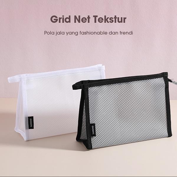 Pouch Kosmetik Dompet Jaring Serbaguna Tempat Organizer - Samono SMB003