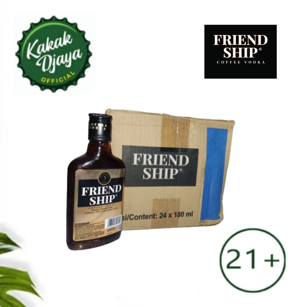 Friendship coffee vodka 180ml Coffee friendship Coffee liquor 24 botol