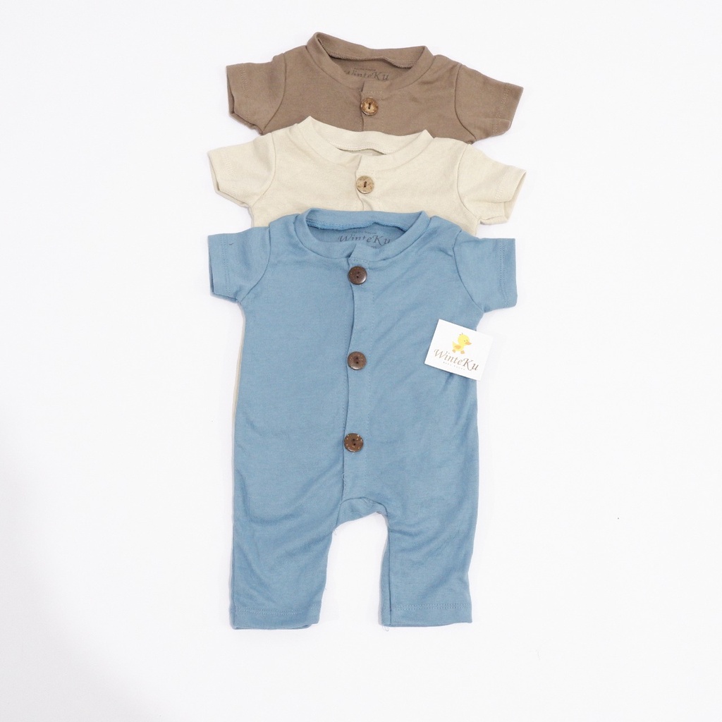 WINTEKU ROMPER Basic Button Gentle Man