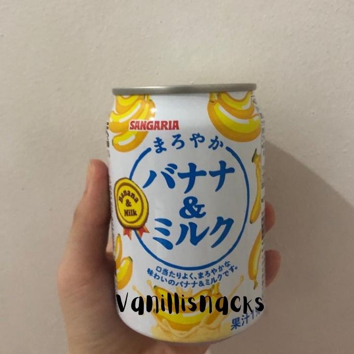 

Sangaria banana & milk drink 275ml. minuman jepang / susu pisang