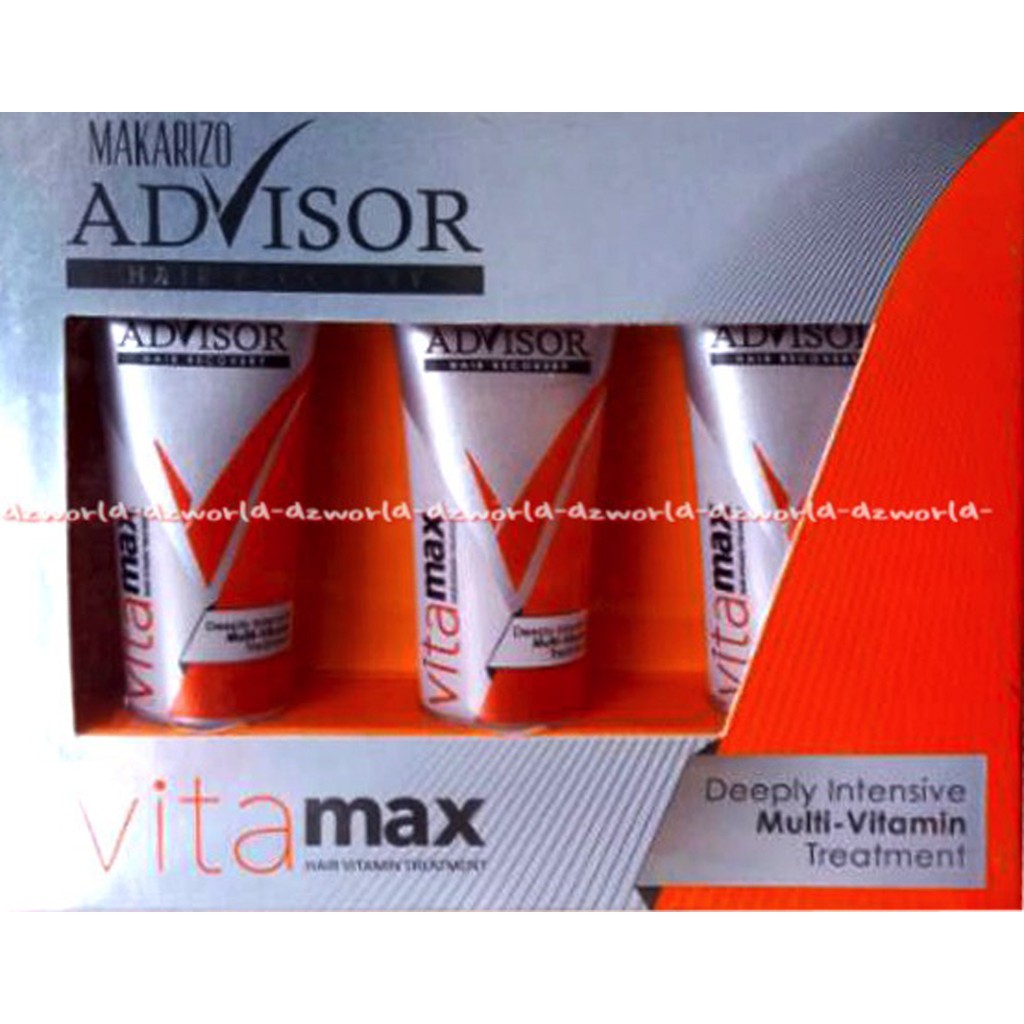 Advisor Makarizo Vitamax Multivitamin Rambut Agar Halus Lembut Dan Mudah Diatur Isi 3