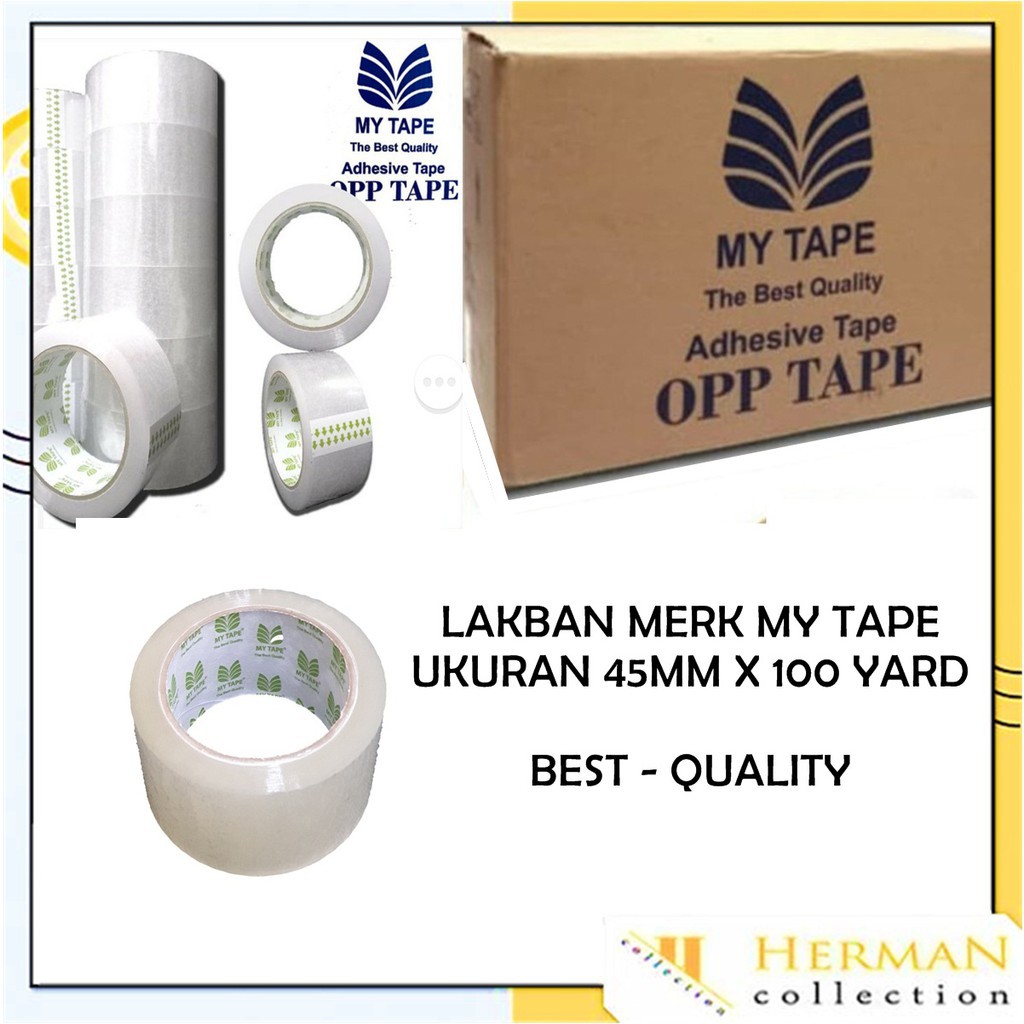 

HC LAKBAN BENING 100 Yard x 45mm - Merk MY TAPE - THE BEST QUALITY