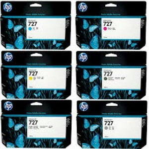 TINTA HP 727 (MBK/BK/PK/C/M/Y) ORIGINAL
