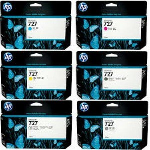 TINTA HP 727 (MBK/BK/PK/C/M/Y) ORIGINAL